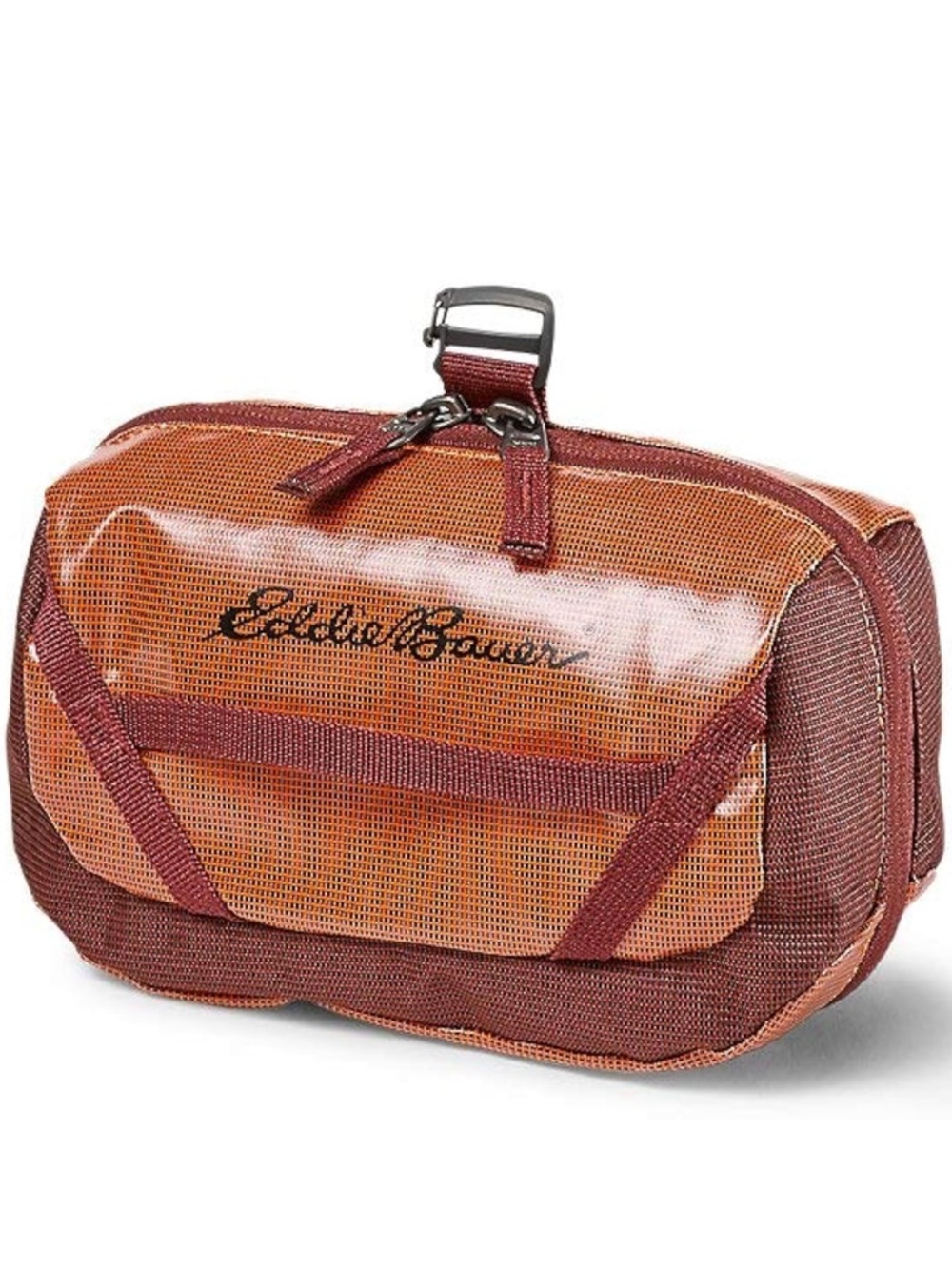 Eddie Bauer MAXIMUS 2L Orange and Burgundy Travel Pouch